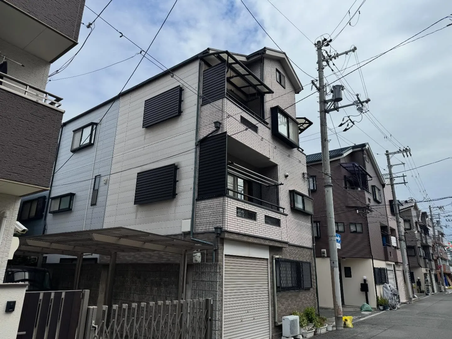 城東区のＳ様邸の外壁塗装工事が完了しました✨お客様にも大変満...