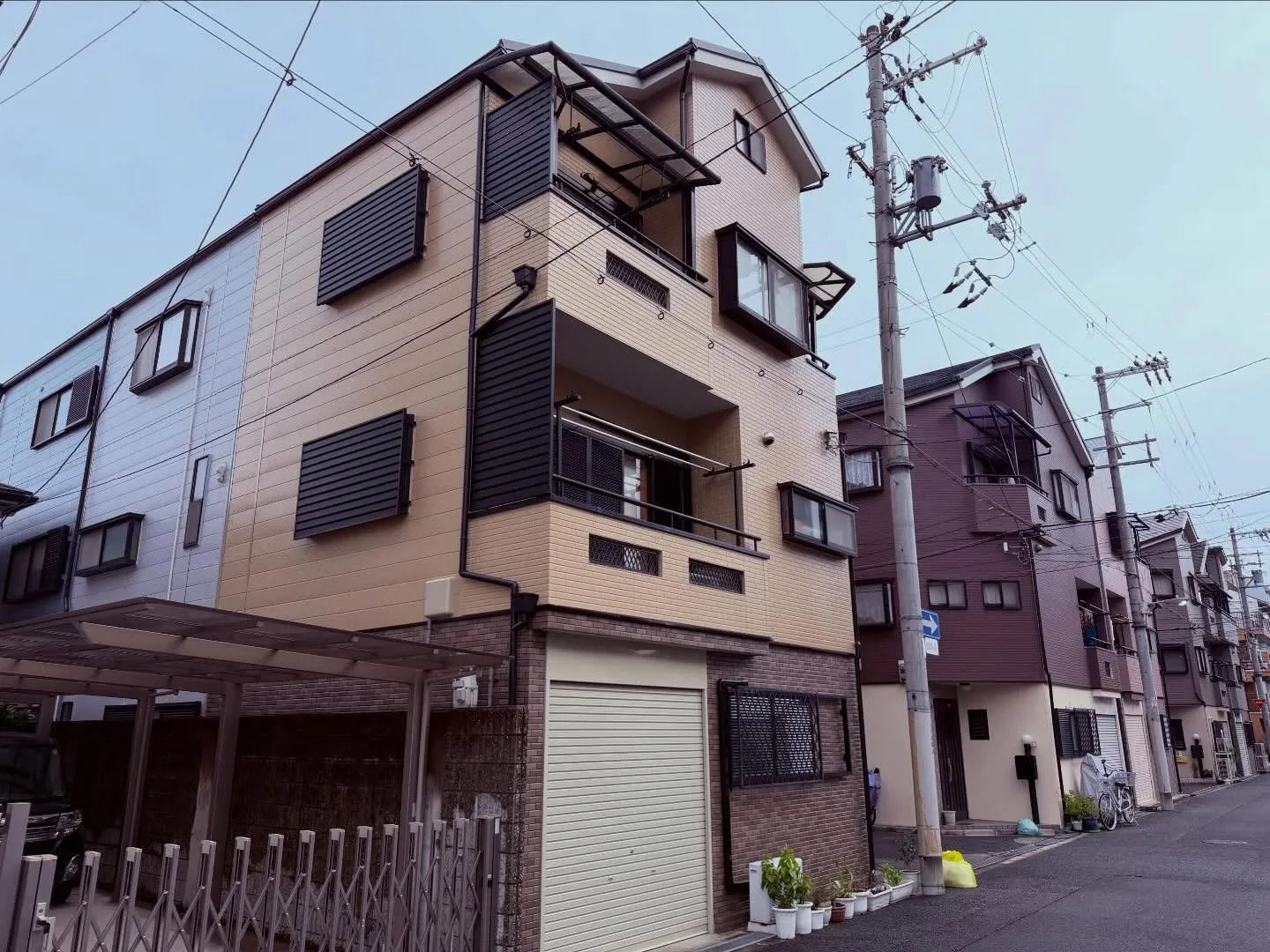城東区のS様邸の外壁塗装工事が完了しました✨お客様にも大変満...