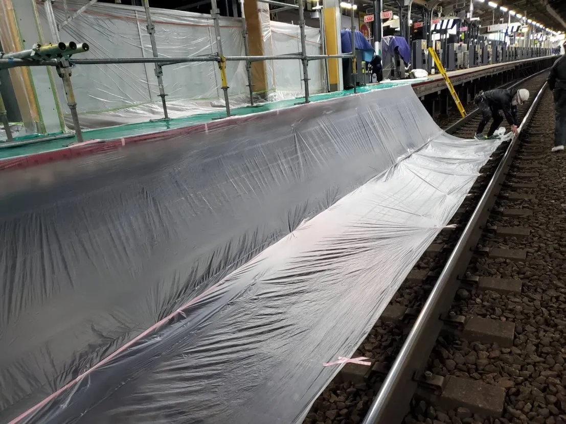 今週から鶴橋駅の夜間工事がスタートしました✨。