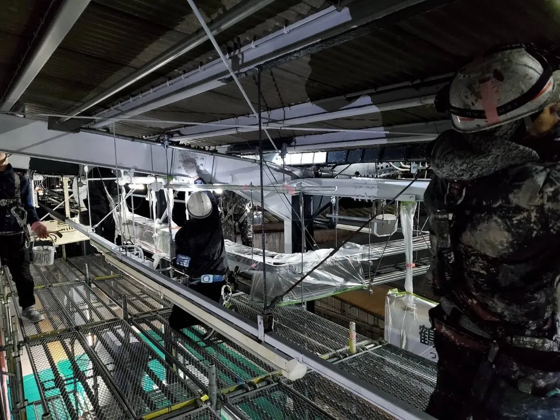 今週から鶴橋駅の夜間工事がスタートしました✨。