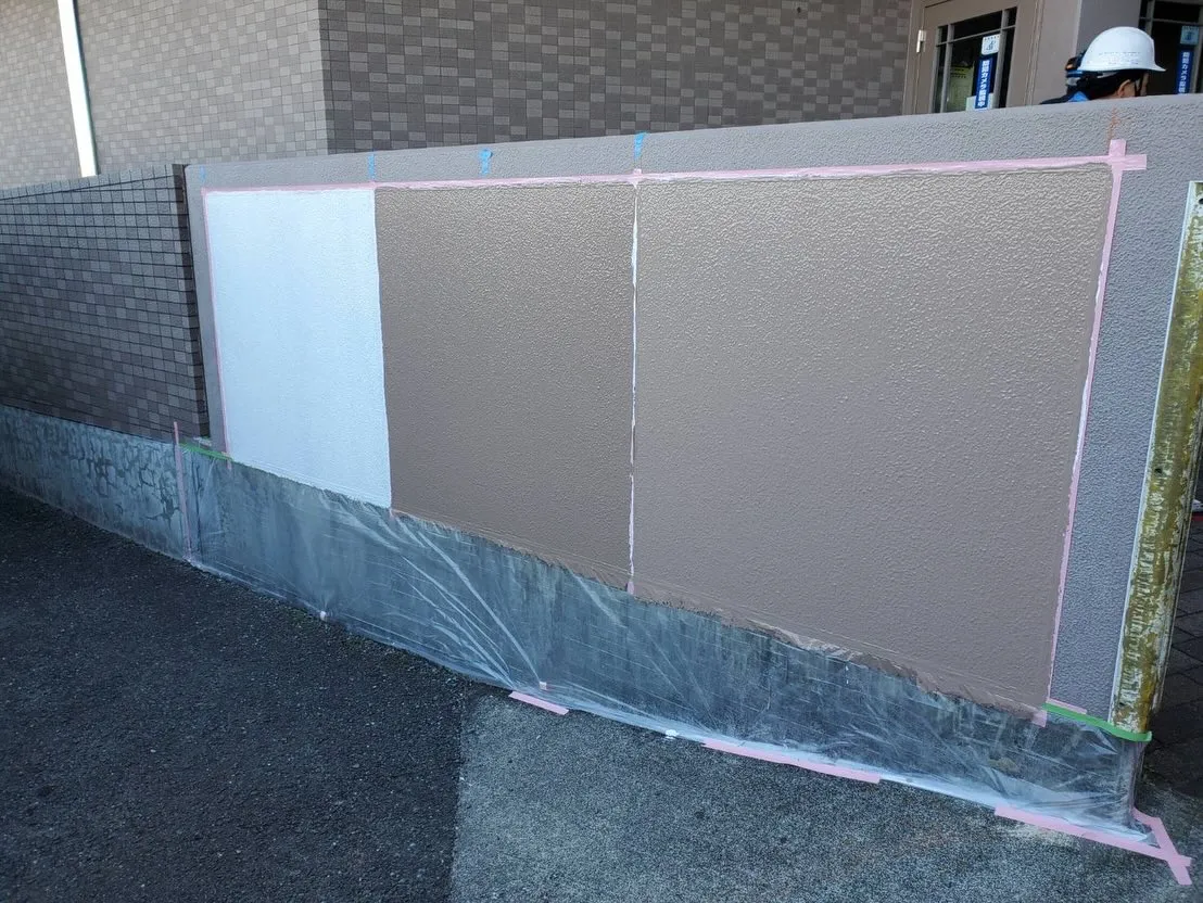 今日は来週から始まるスコーレ四條畷大規模改修工事の試験施工✨...